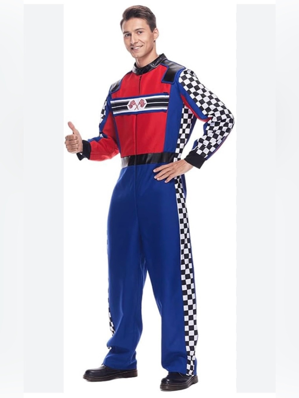 Car Racing Driver Costume Men’s Sz L By Eraspooky Halloween Costume